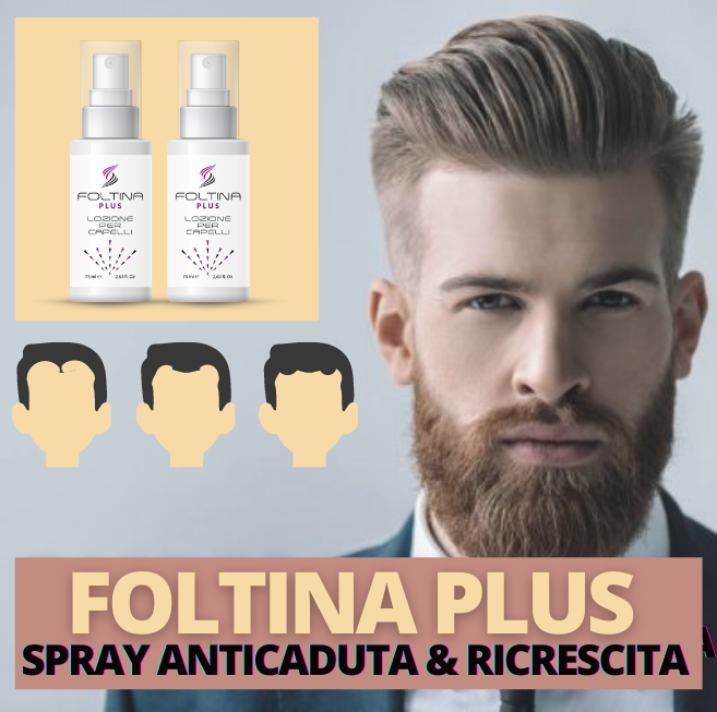 Foltina Plus: Lo Spray Contro le Calvizie Maschile